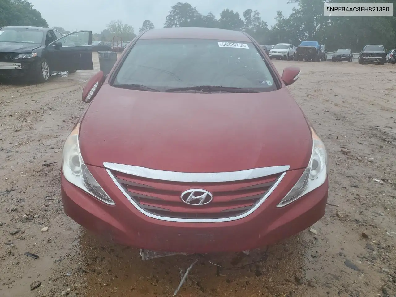 2014 Hyundai Sonata Gls VIN: 5NPEB4AC8EH821390 Lot: 56320755