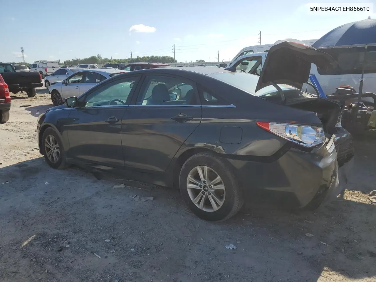2014 Hyundai Sonata Gls VIN: 5NPEB4AC1EH866610 Lot: 56816835