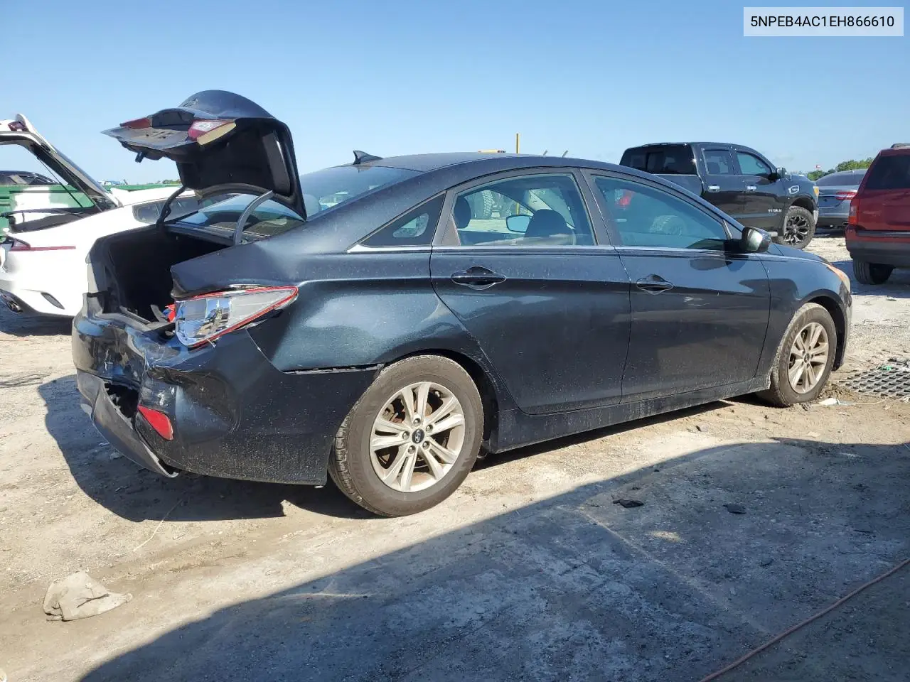2014 Hyundai Sonata Gls VIN: 5NPEB4AC1EH866610 Lot: 56816835
