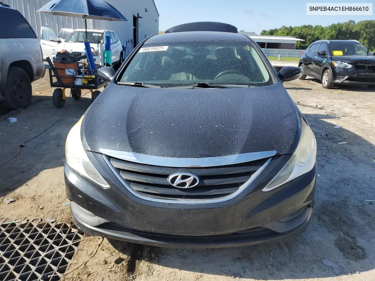 2014 Hyundai Sonata Gls VIN: 5NPEB4AC1EH866610 Lot: 56816835