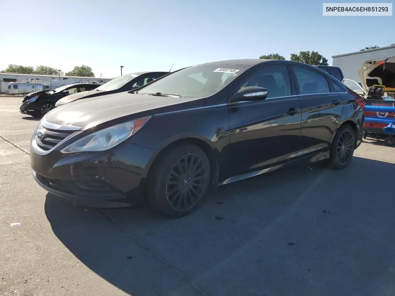 2014 Hyundai Sonata Gls VIN: 5NPEB4AC6EH851293 Lot: 56903745