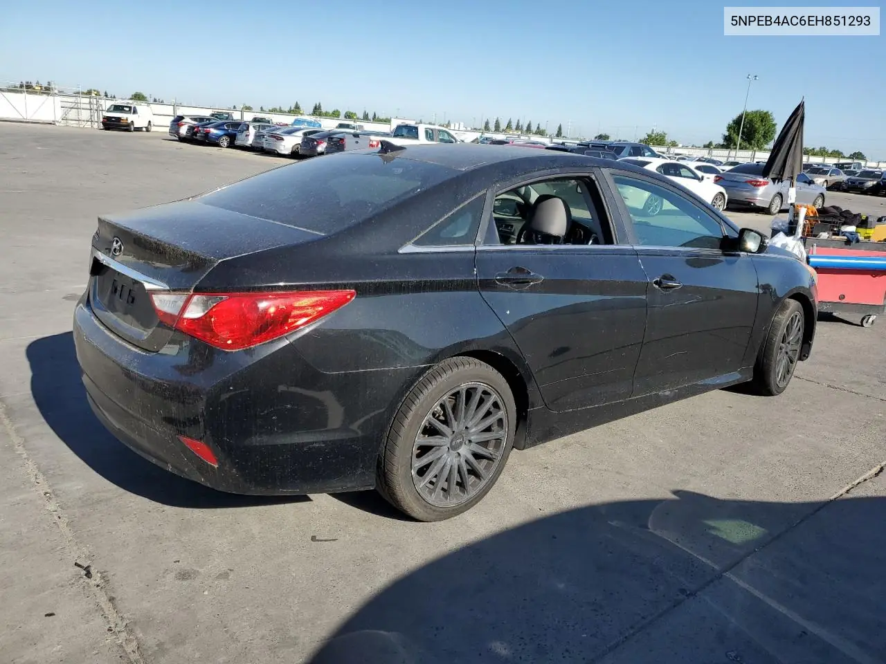 2014 Hyundai Sonata Gls VIN: 5NPEB4AC6EH851293 Lot: 56903745