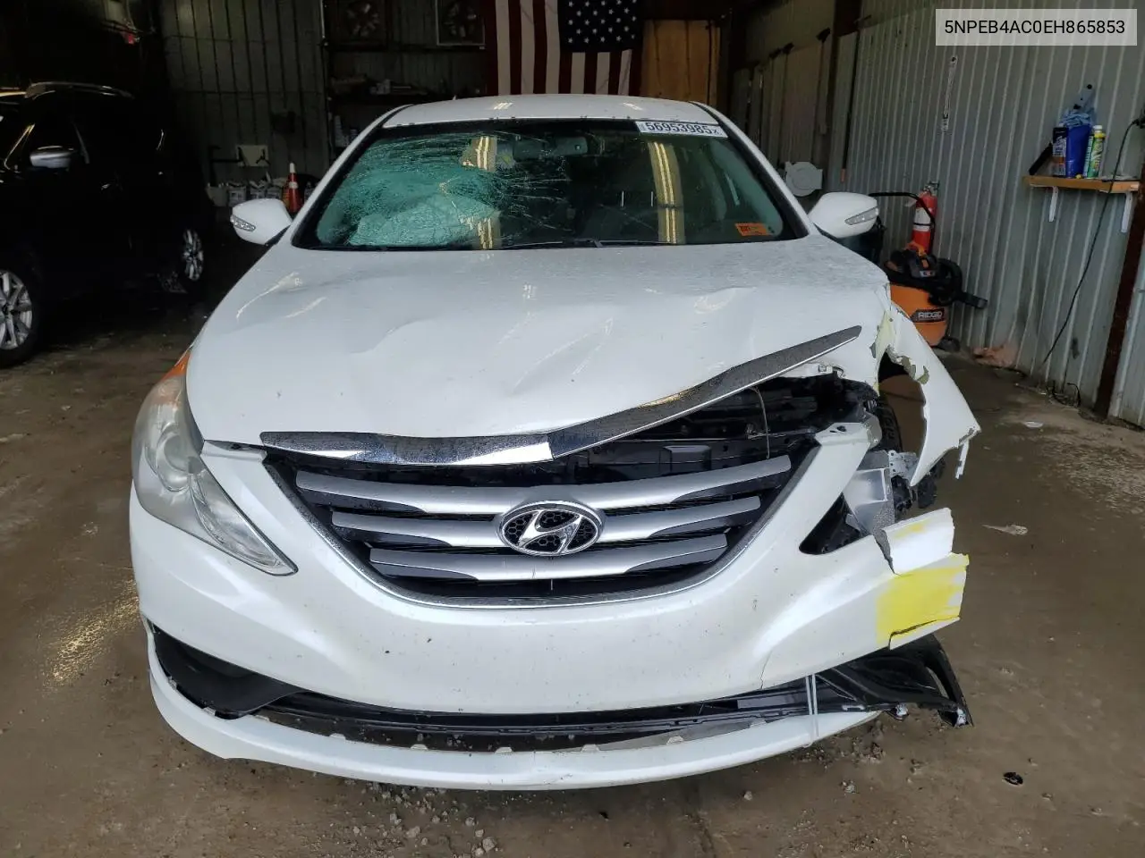 2014 Hyundai Sonata Gls VIN: 5NPEB4AC0EH865853 Lot: 56953985