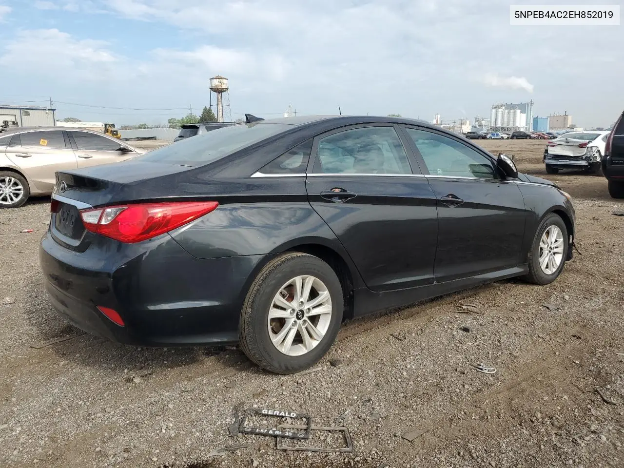 2014 Hyundai Sonata Gls VIN: 5NPEB4AC2EH852019 Lot: 56962875