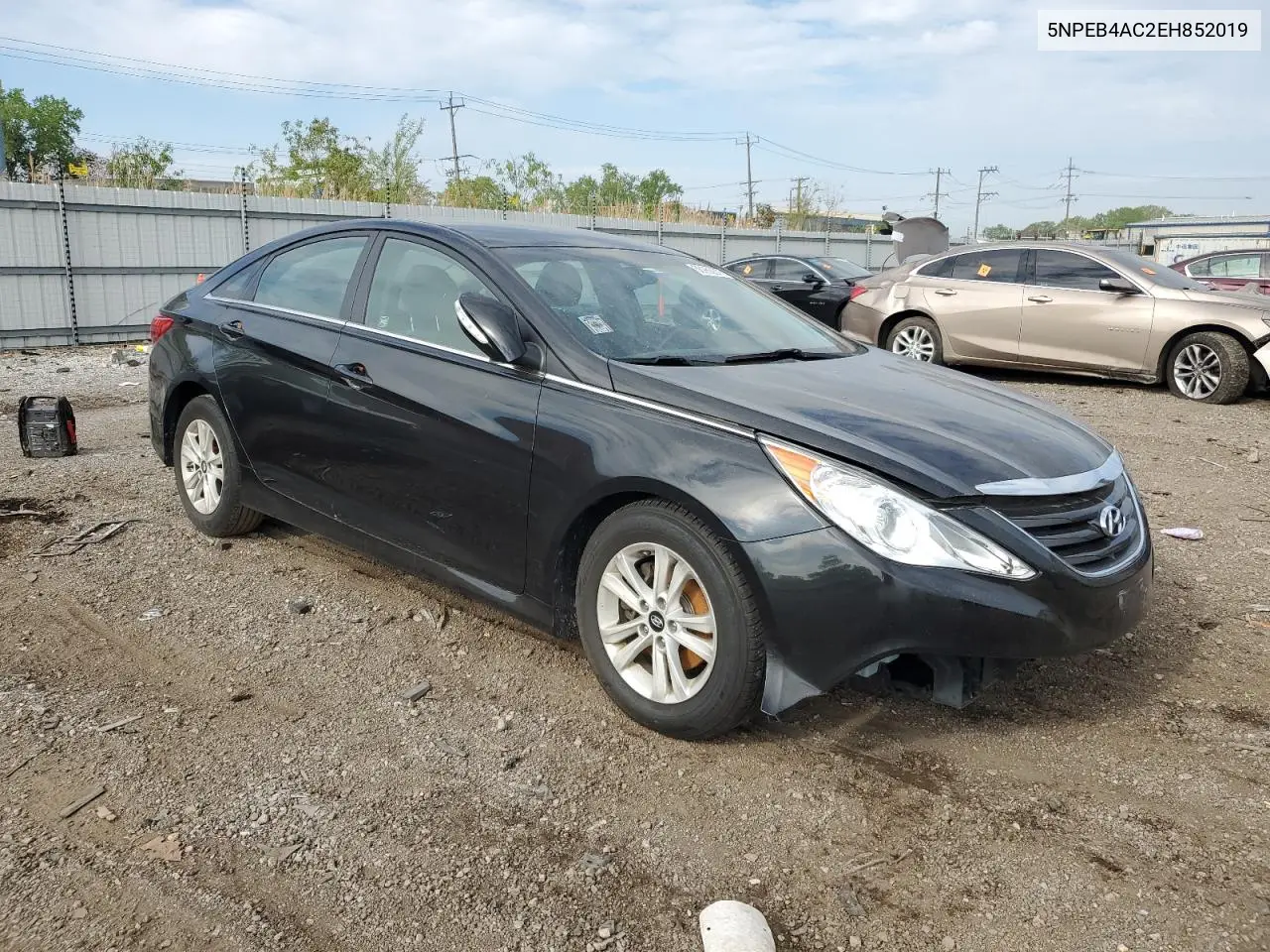 2014 Hyundai Sonata Gls VIN: 5NPEB4AC2EH852019 Lot: 56962875