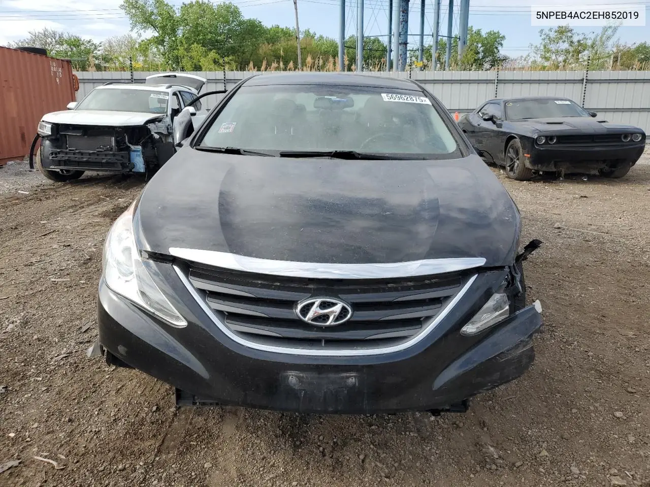 2014 Hyundai Sonata Gls VIN: 5NPEB4AC2EH852019 Lot: 56962875