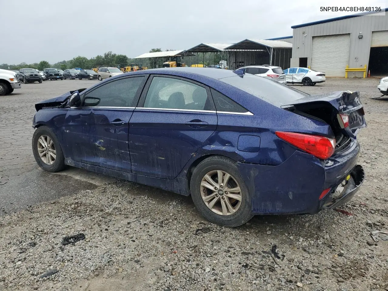2014 Hyundai Sonata Gls VIN: 5NPEB4AC8EH848136 Lot: 59098345