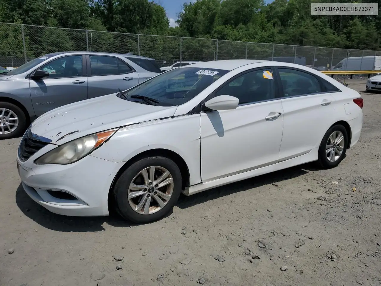 2014 Hyundai Sonata Gls VIN: 5NPEB4AC0EH873371 Lot: 60071755