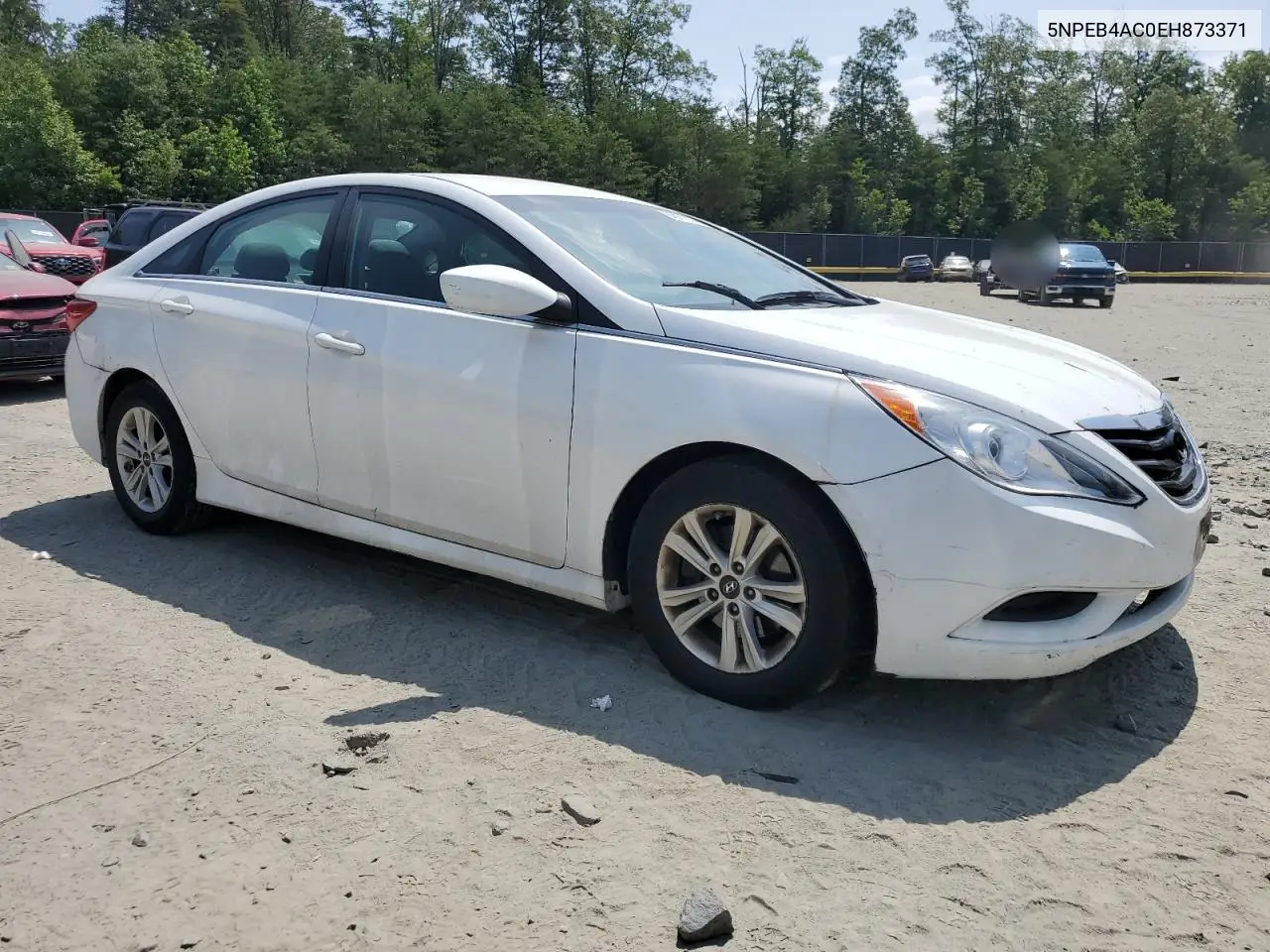 2014 Hyundai Sonata Gls VIN: 5NPEB4AC0EH873371 Lot: 60071755