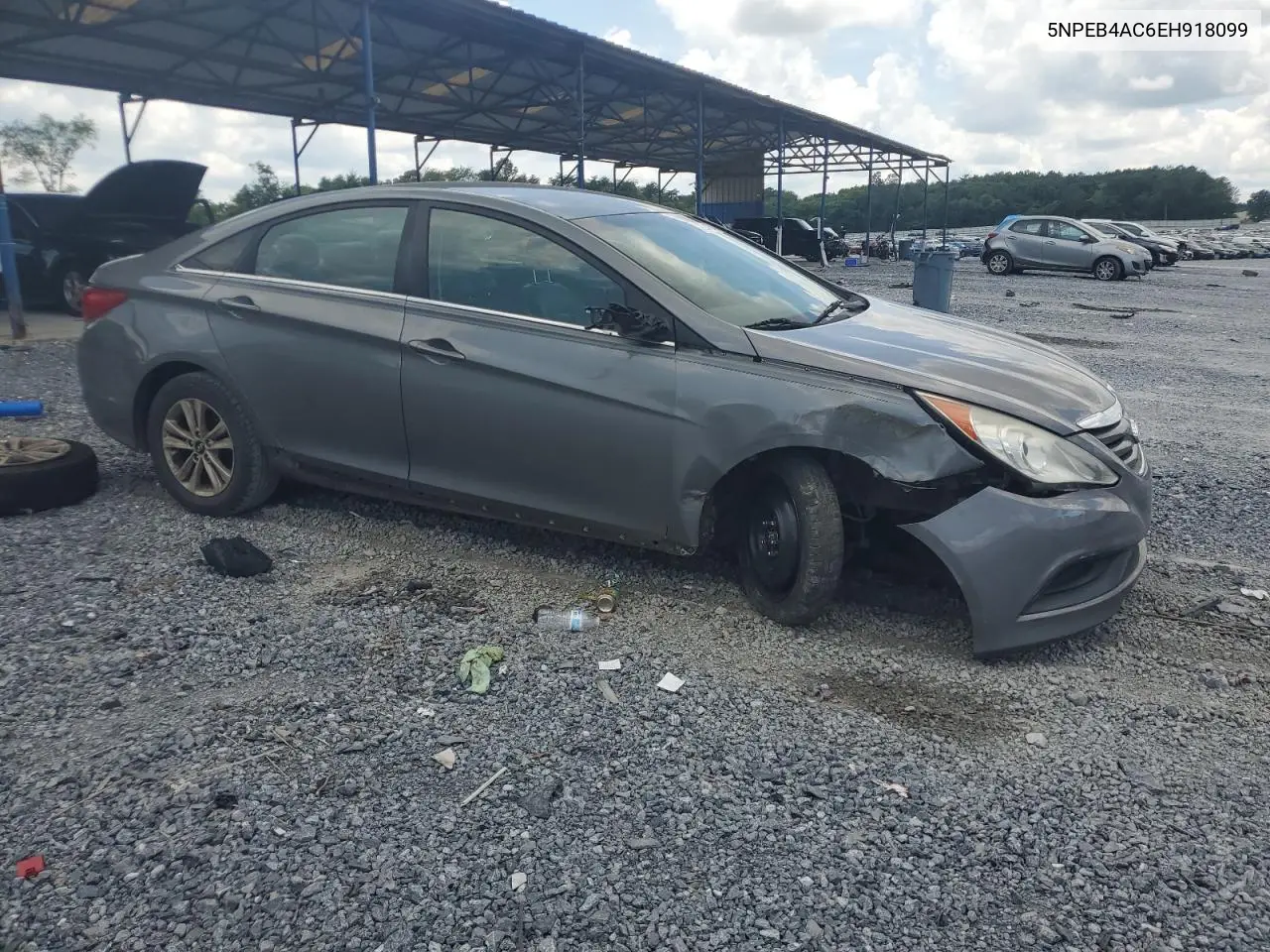 2014 Hyundai Sonata Gls VIN: 5NPEB4AC6EH918099 Lot: 62624425