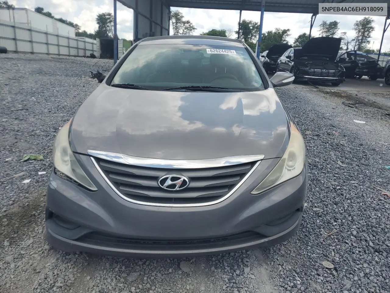 2014 Hyundai Sonata Gls VIN: 5NPEB4AC6EH918099 Lot: 62624425