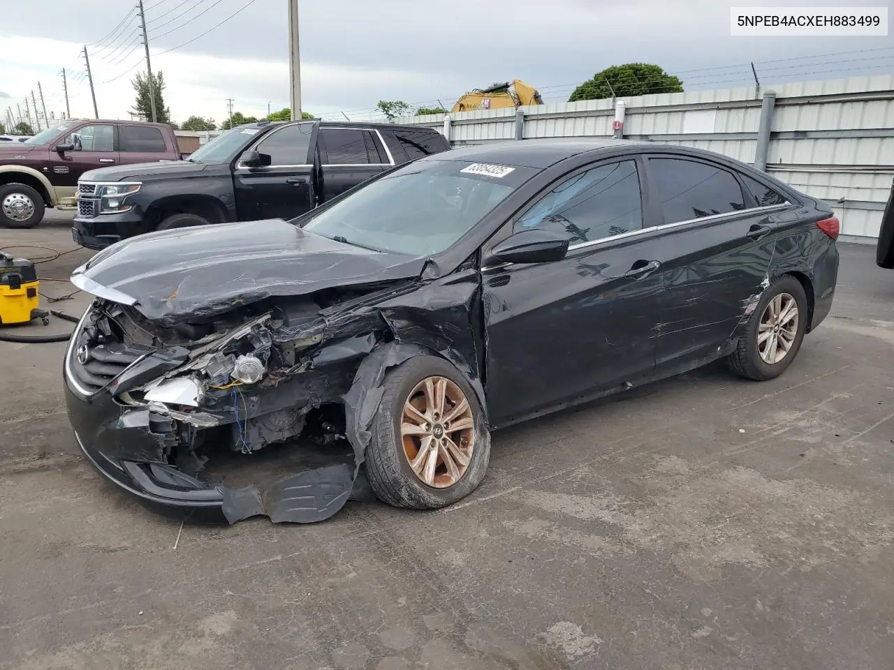 2014 Hyundai Sonata Gls VIN: 5NPEB4ACXEH883499 Lot: 63054325