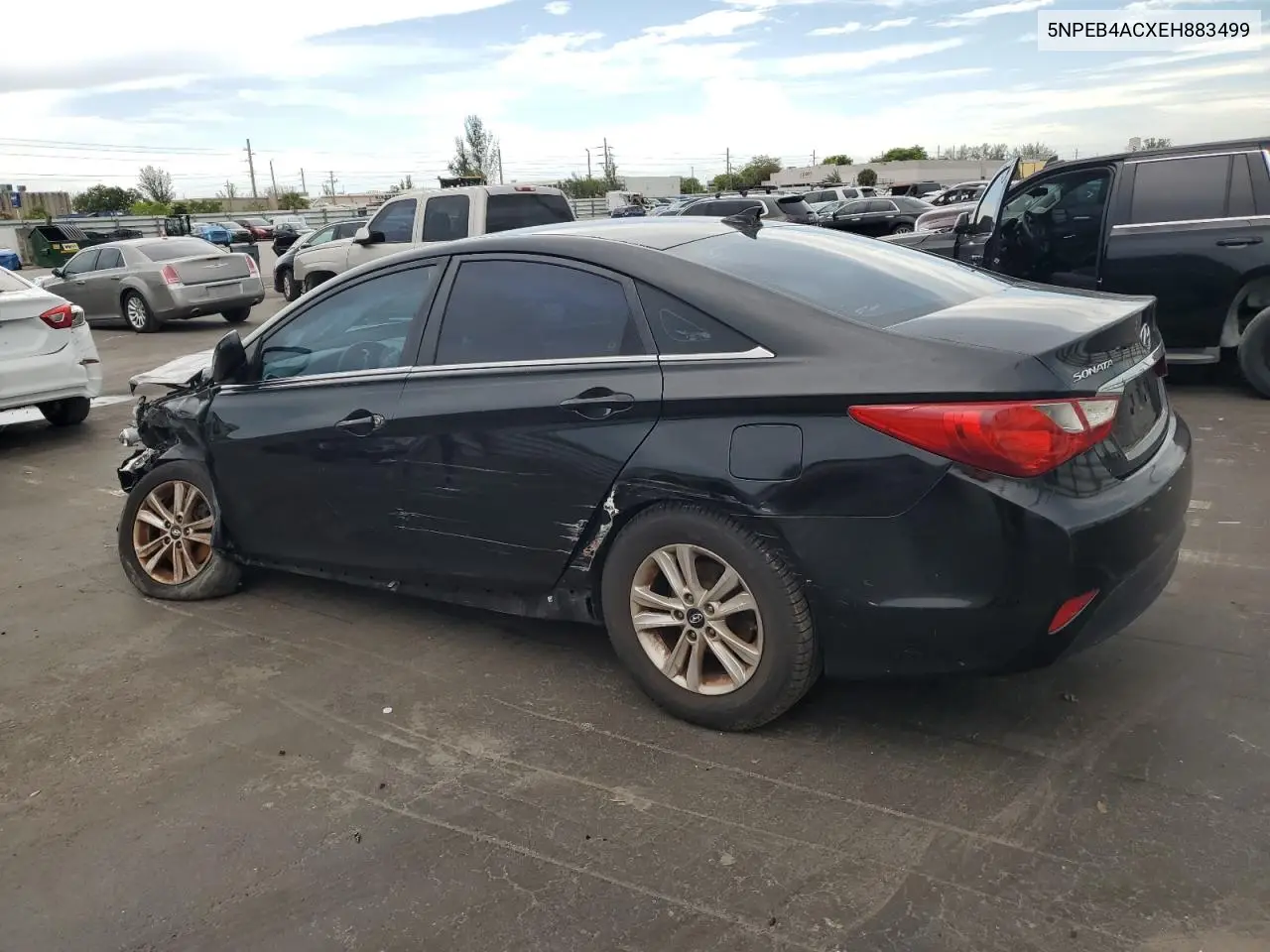 2014 Hyundai Sonata Gls VIN: 5NPEB4ACXEH883499 Lot: 63054325