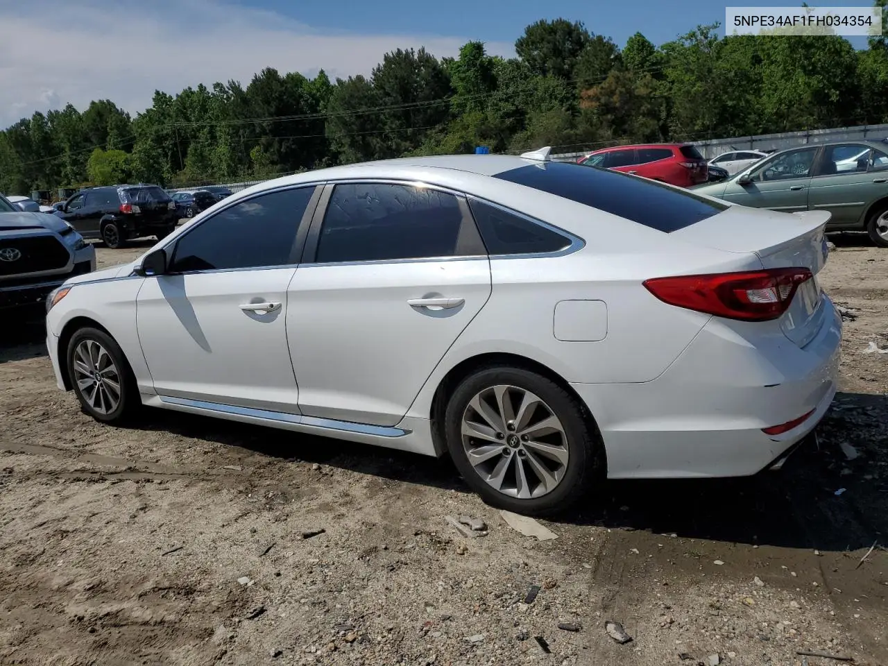 2015 Hyundai Sonata Sport VIN: 5NPE34AF1FH034354 Lot: 56332305
