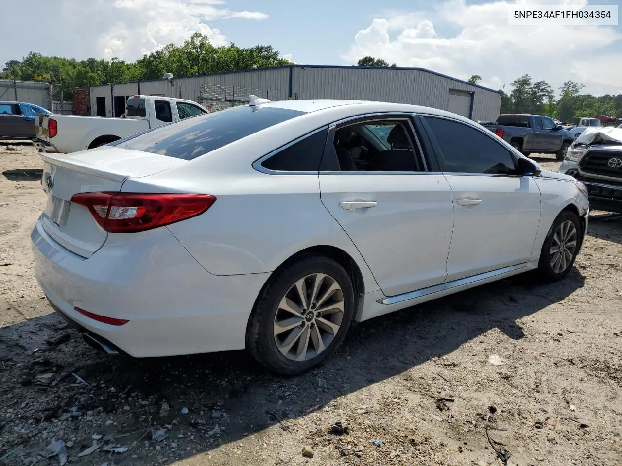 2015 Hyundai Sonata Sport VIN: 5NPE34AF1FH034354 Lot: 56332305