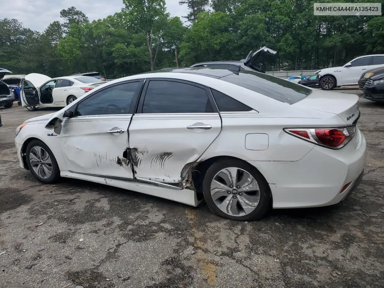 2015 Hyundai Sonata Hybrid VIN: KMHEC4A44FA135423 Lot: 56626725