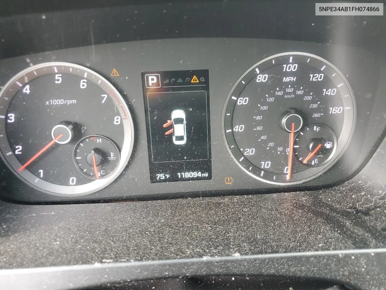 2015 Hyundai Sonata Sport VIN: 5NPE34AB1FH074866 Lot: 56642235