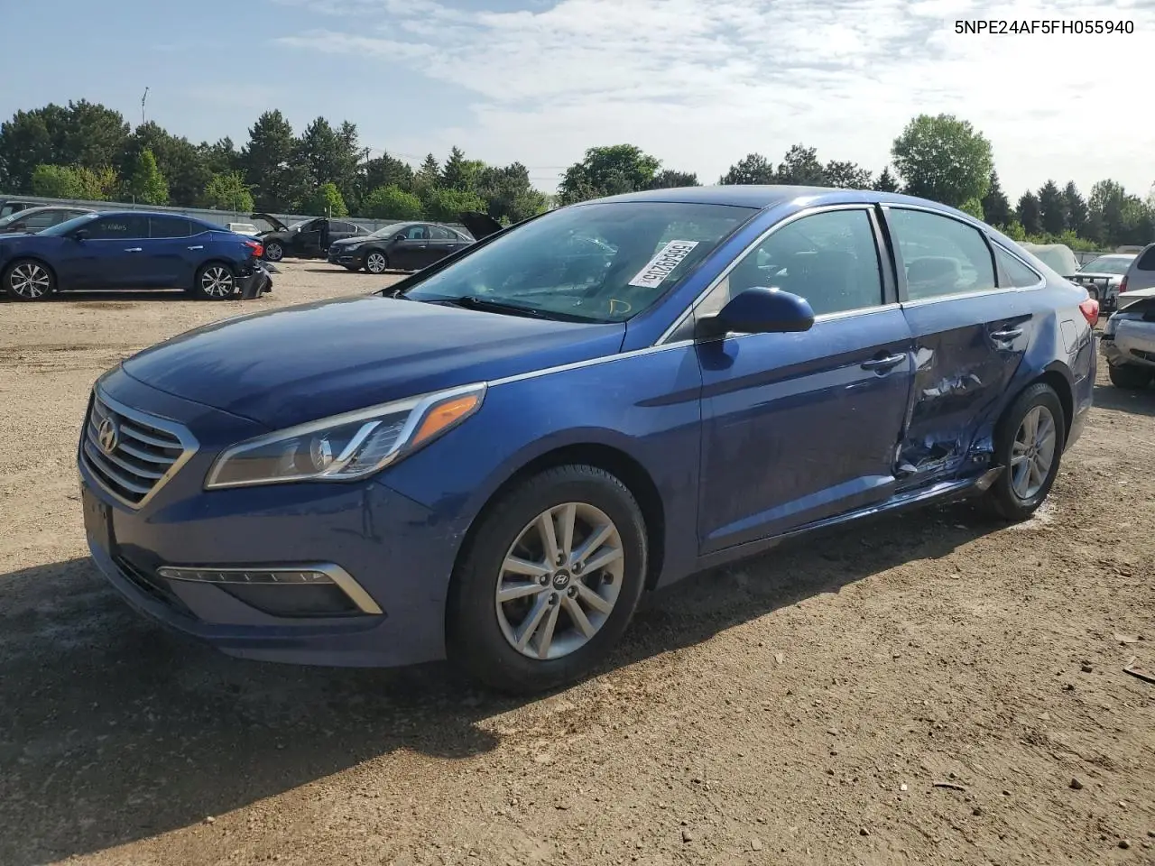 2015 Hyundai Sonata Se VIN: 5NPE24AF5FH055940 Lot: 56649205