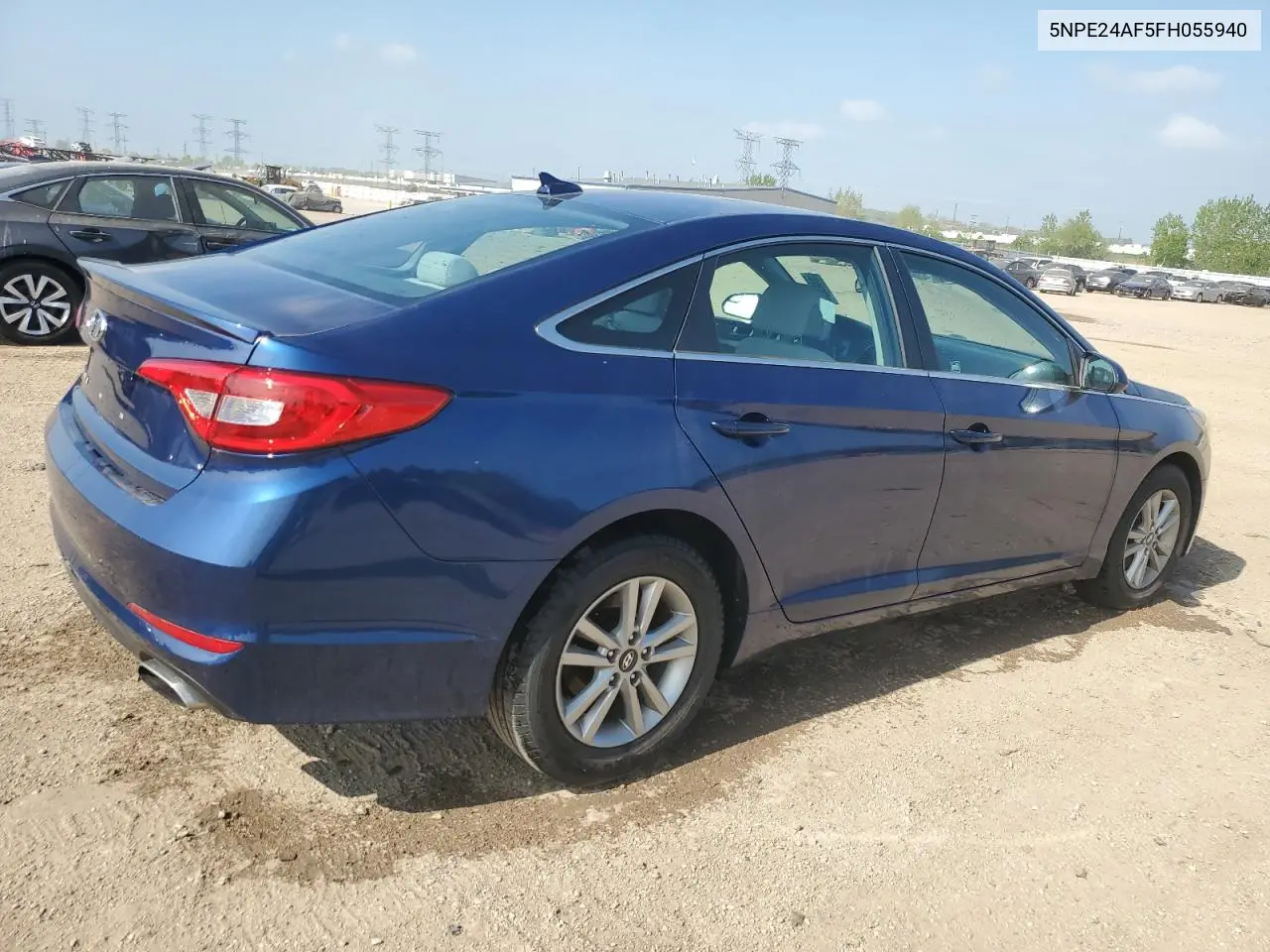 2015 Hyundai Sonata Se VIN: 5NPE24AF5FH055940 Lot: 56649205