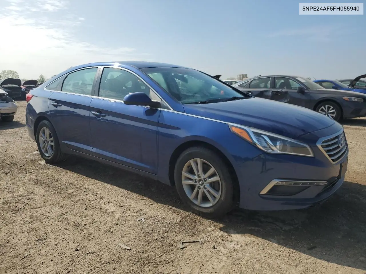 2015 Hyundai Sonata Se VIN: 5NPE24AF5FH055940 Lot: 56649205