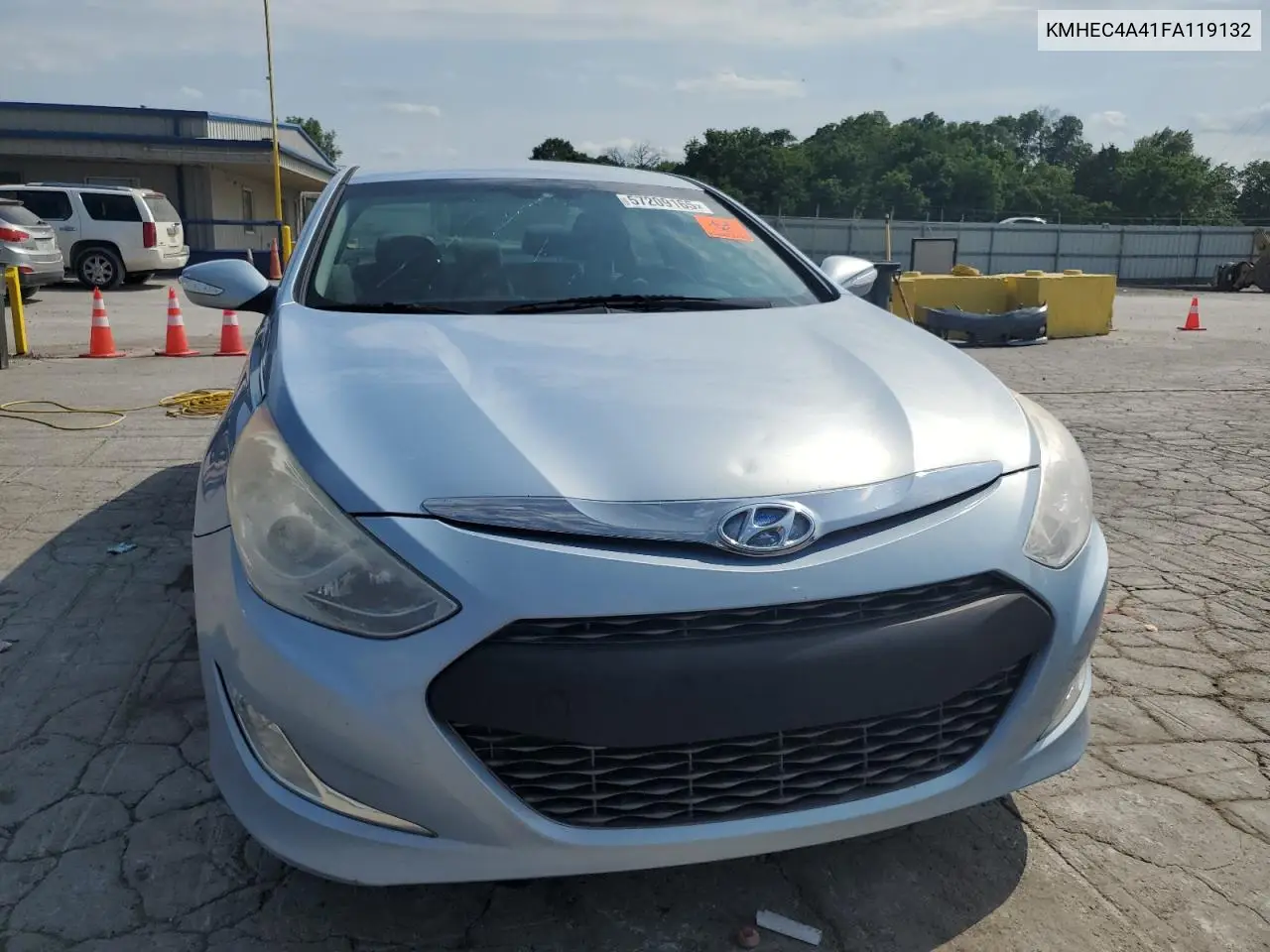 2015 Hyundai Sonata Hybrid VIN: KMHEC4A41FA119132 Lot: 57209165
