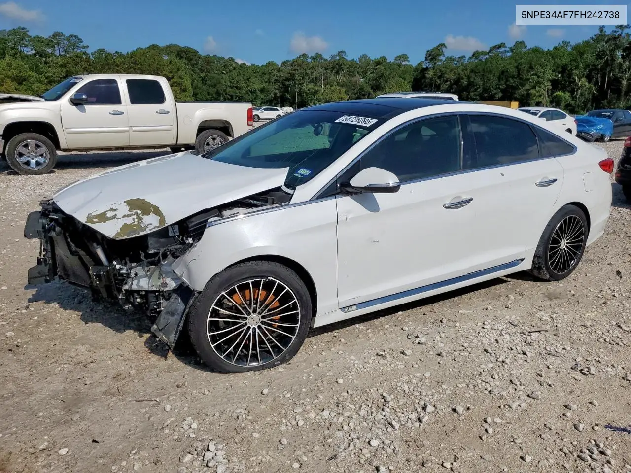 2015 Hyundai Sonata Sport VIN: 5NPE34AF7FH242738 Lot: 58726095