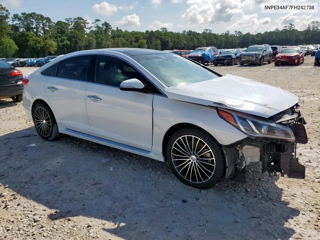 2015 Hyundai Sonata Sport VIN: 5NPE34AF7FH242738 Lot: 58726095