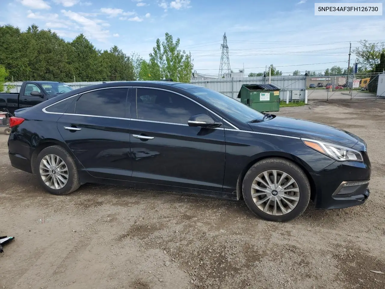 2015 Hyundai Sonata Sport VIN: 5NPE34AF3FH126730 Lot: 58731035