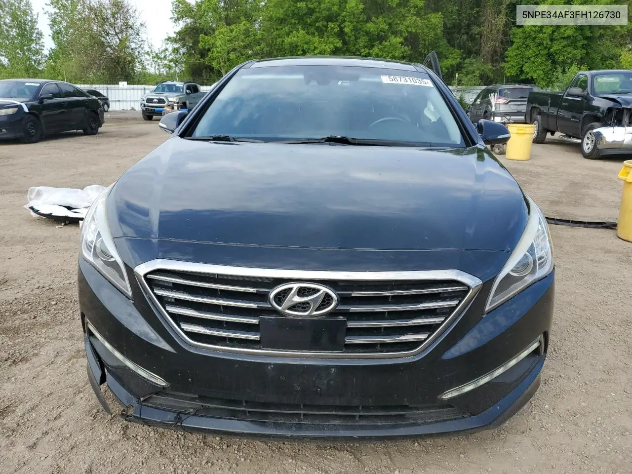 2015 Hyundai Sonata Sport VIN: 5NPE34AF3FH126730 Lot: 58731035
