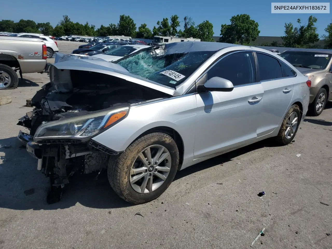 2015 Hyundai Sonata Se VIN: 5NPE24AFXFH183672 Lot: 58748145