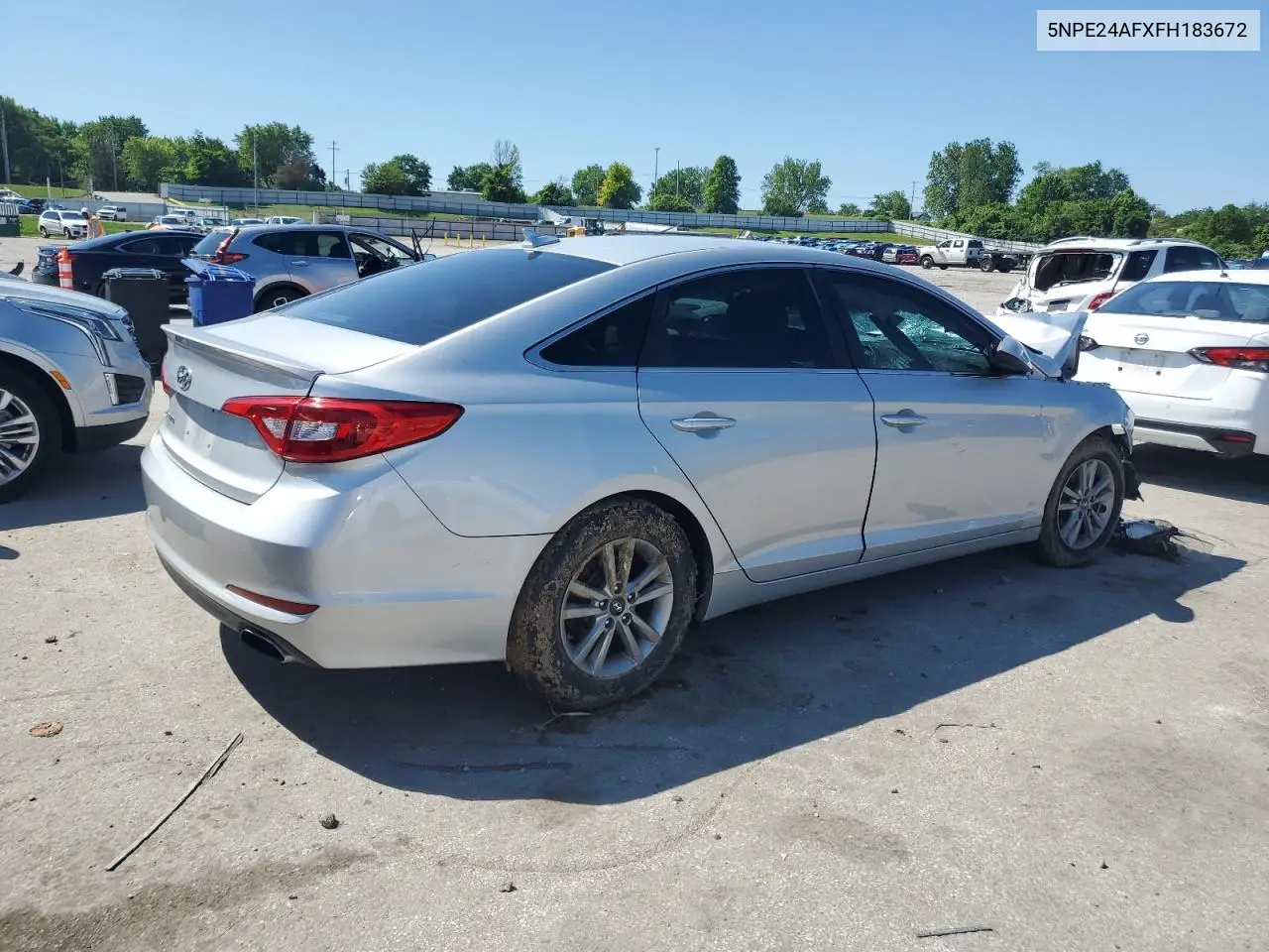 2015 Hyundai Sonata Se VIN: 5NPE24AFXFH183672 Lot: 58748145