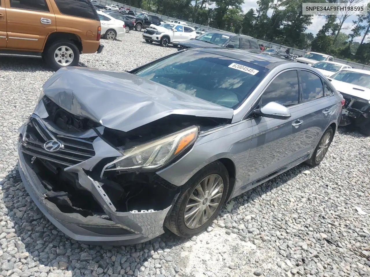 2015 Hyundai Sonata Sport VIN: 5NPE34AF9FH198595 Lot: 62004545