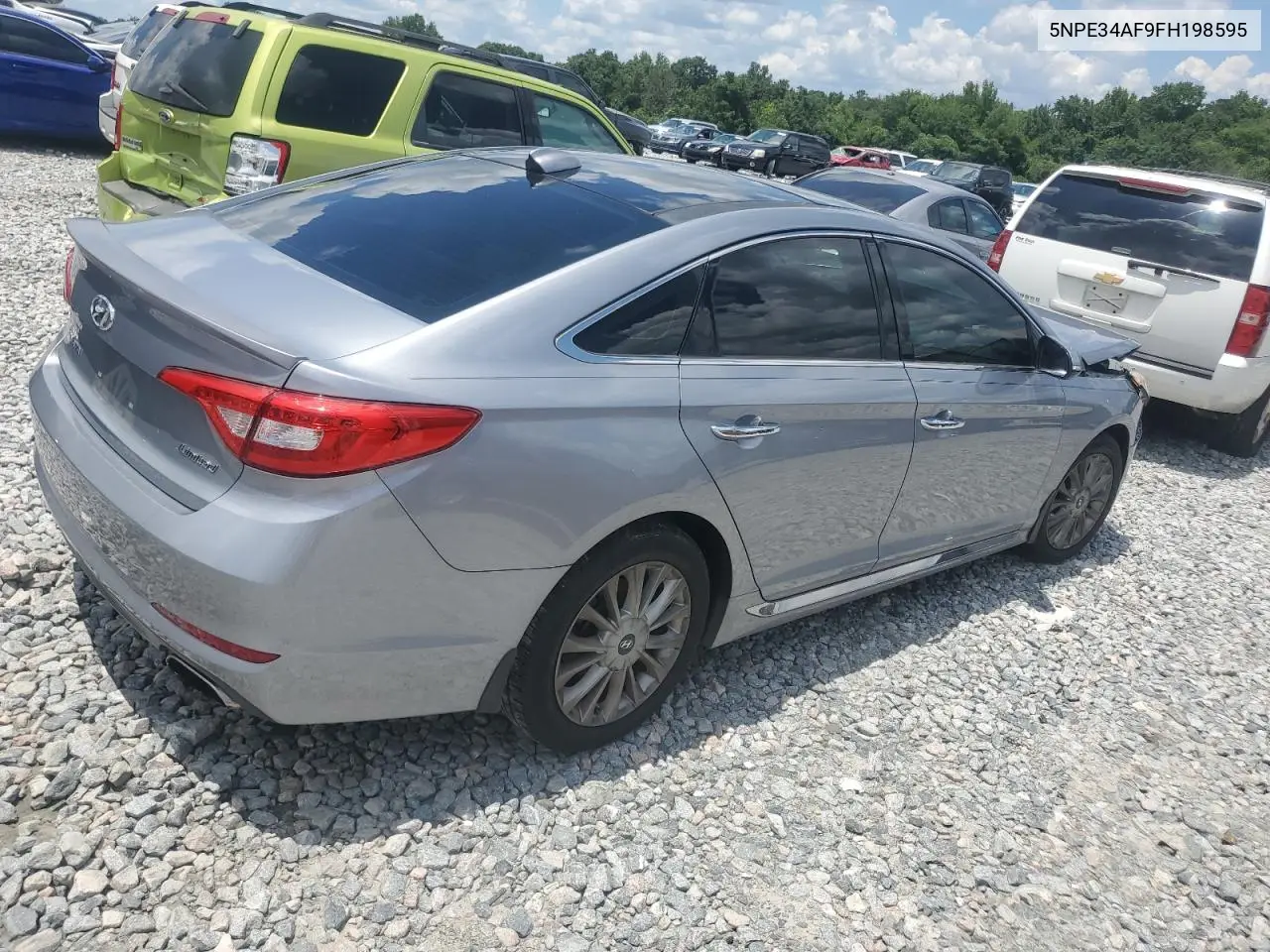 2015 Hyundai Sonata Sport VIN: 5NPE34AF9FH198595 Lot: 62004545