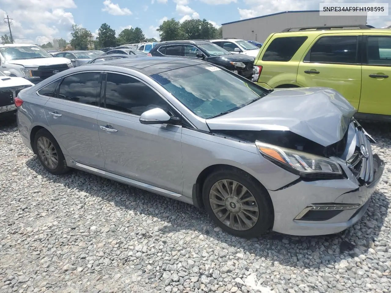 2015 Hyundai Sonata Sport VIN: 5NPE34AF9FH198595 Lot: 62004545