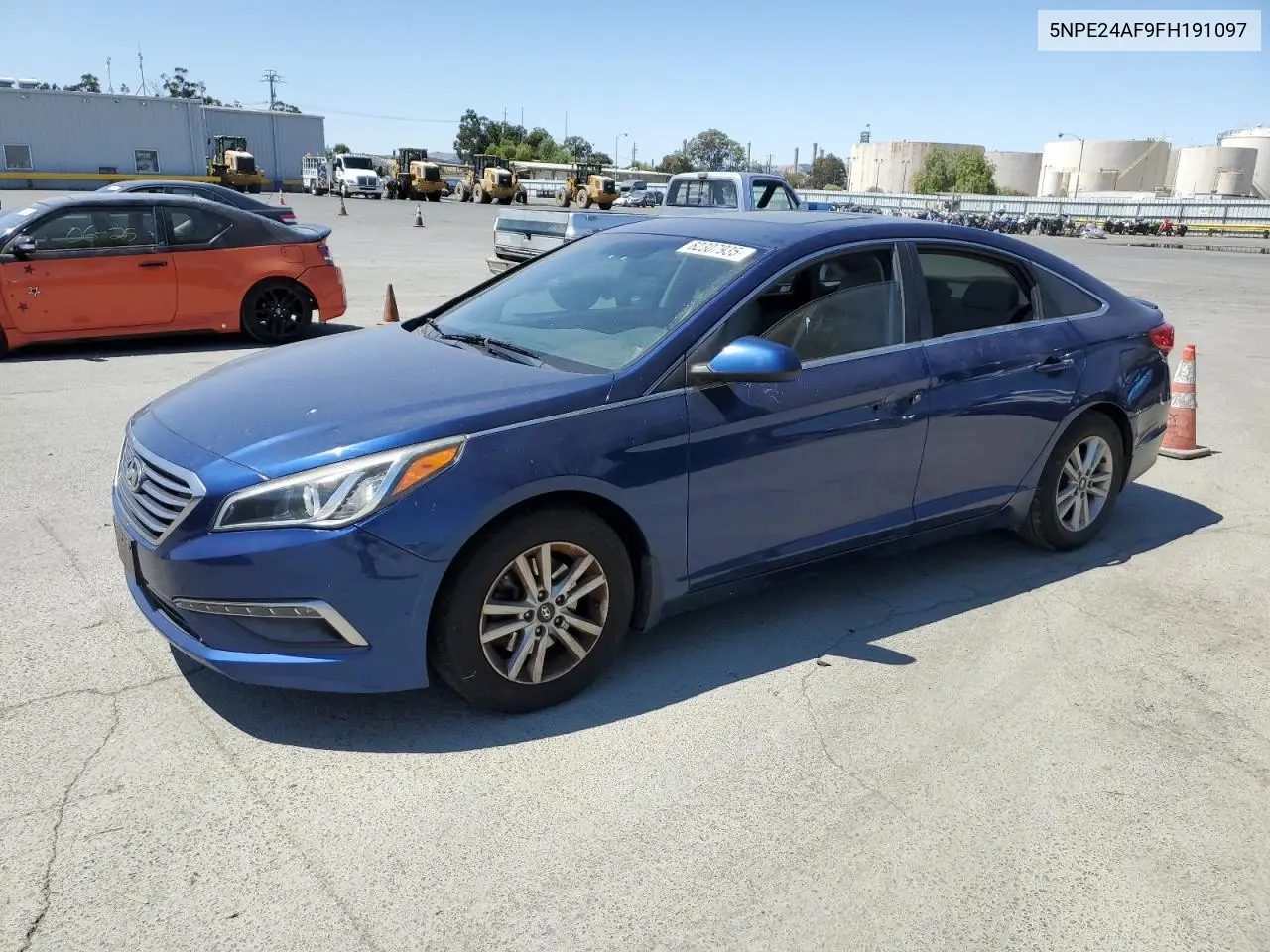 2015 Hyundai Sonata Se VIN: 5NPE24AF9FH191097 Lot: 62307935