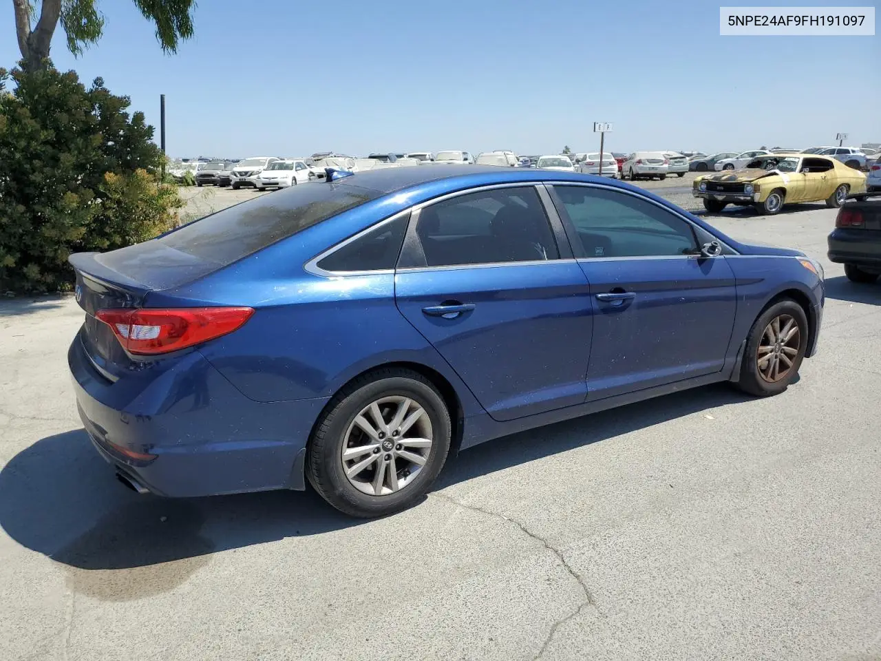 2015 Hyundai Sonata Se VIN: 5NPE24AF9FH191097 Lot: 62307935