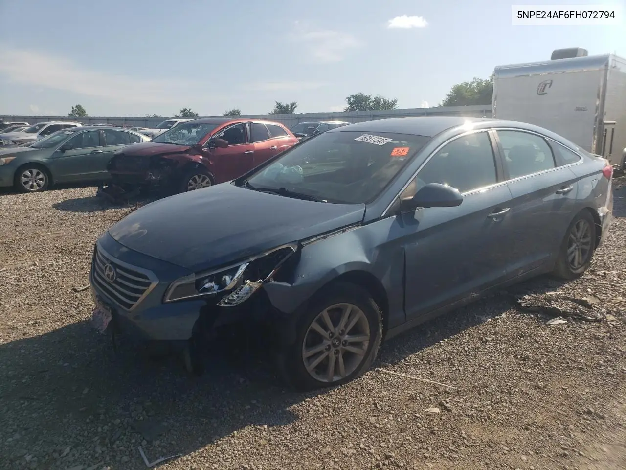 2015 Hyundai Sonata Se VIN: 5NPE24AF6FH072794 Lot: 62517345