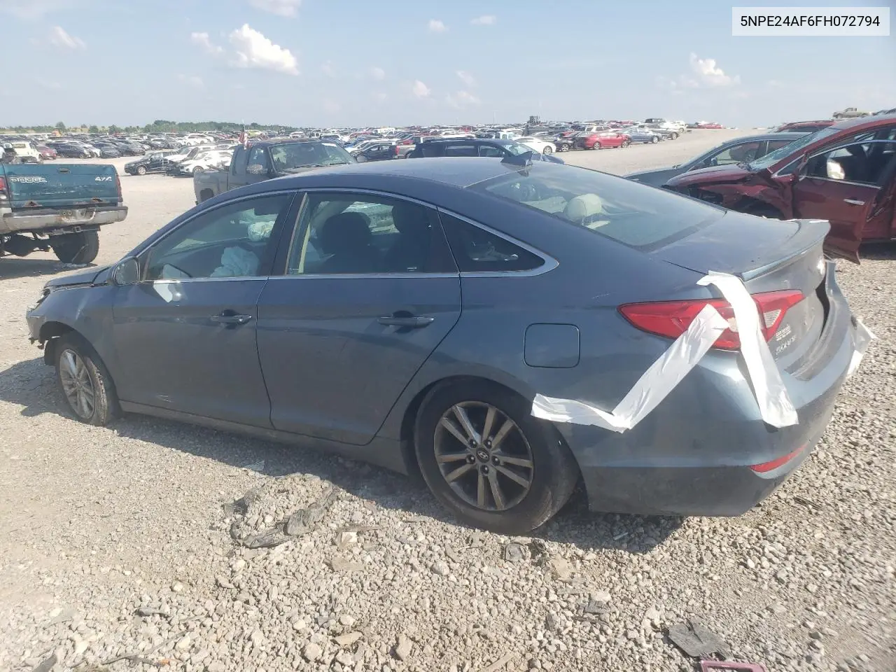 2015 Hyundai Sonata Se VIN: 5NPE24AF6FH072794 Lot: 62517345