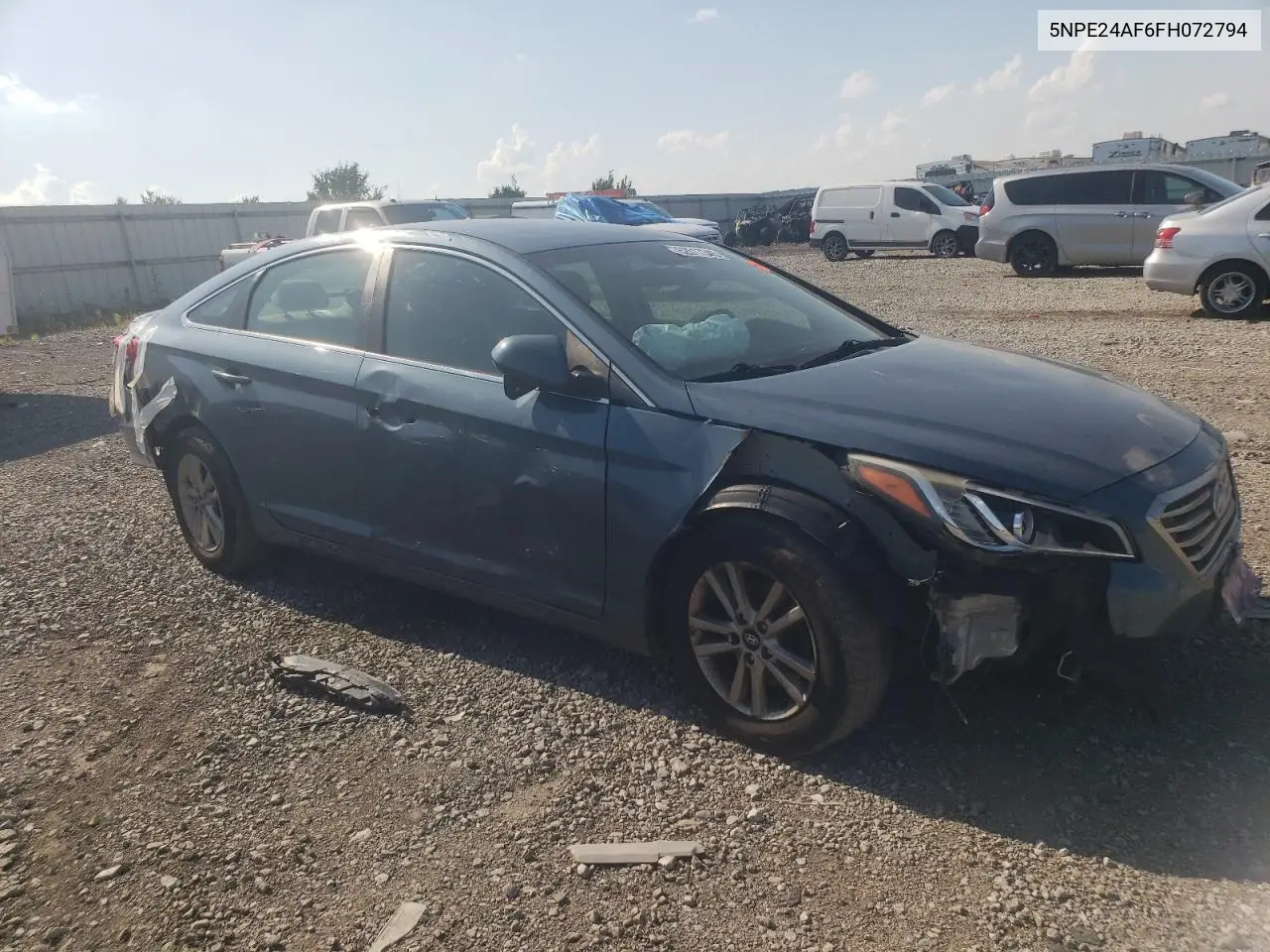 2015 Hyundai Sonata Se VIN: 5NPE24AF6FH072794 Lot: 62517345
