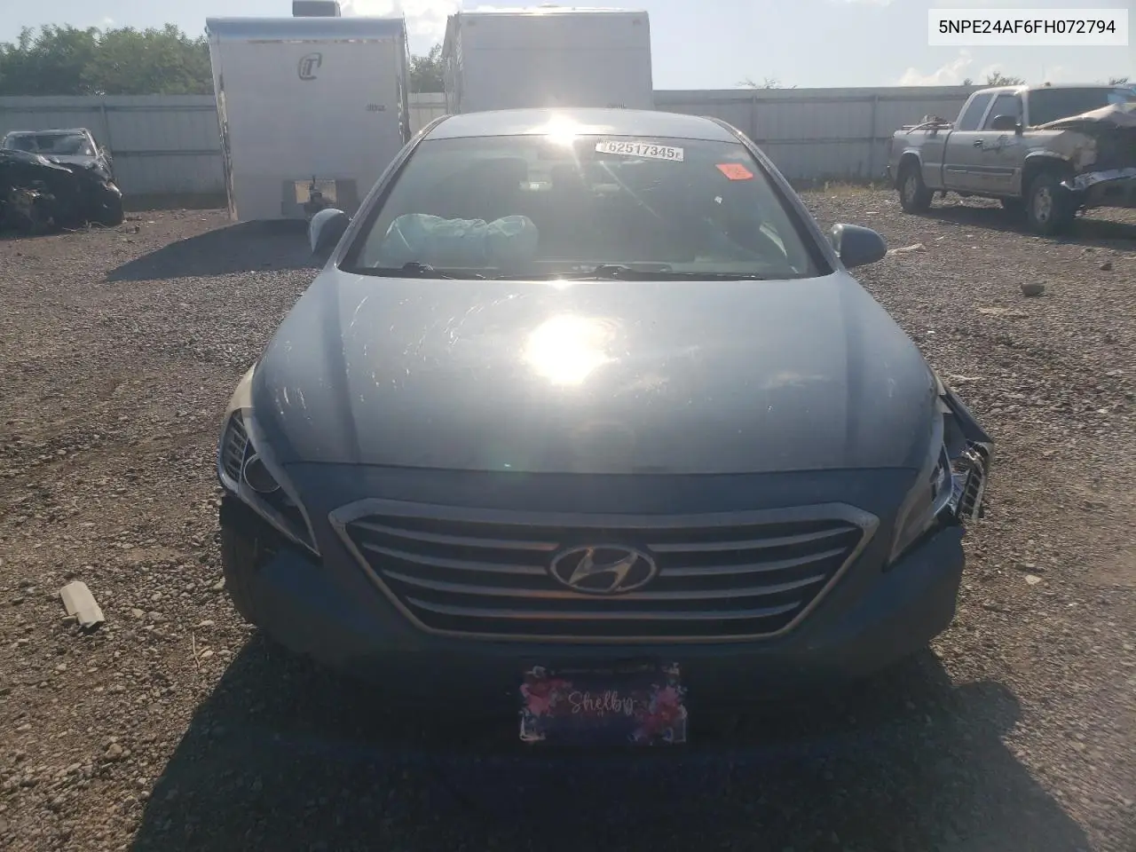 2015 Hyundai Sonata Se VIN: 5NPE24AF6FH072794 Lot: 62517345