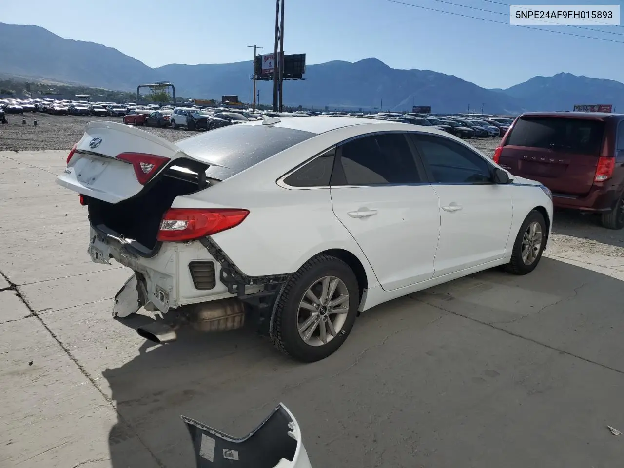 2015 Hyundai Sonata Se VIN: 5NPE24AF9FH015893 Lot: 62913215