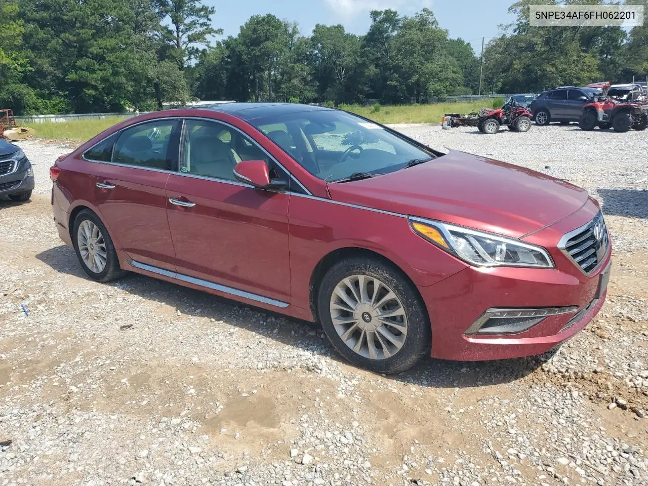 2015 Hyundai Sonata Sport VIN: 5NPE34AF6FH062201 Lot: 63205405