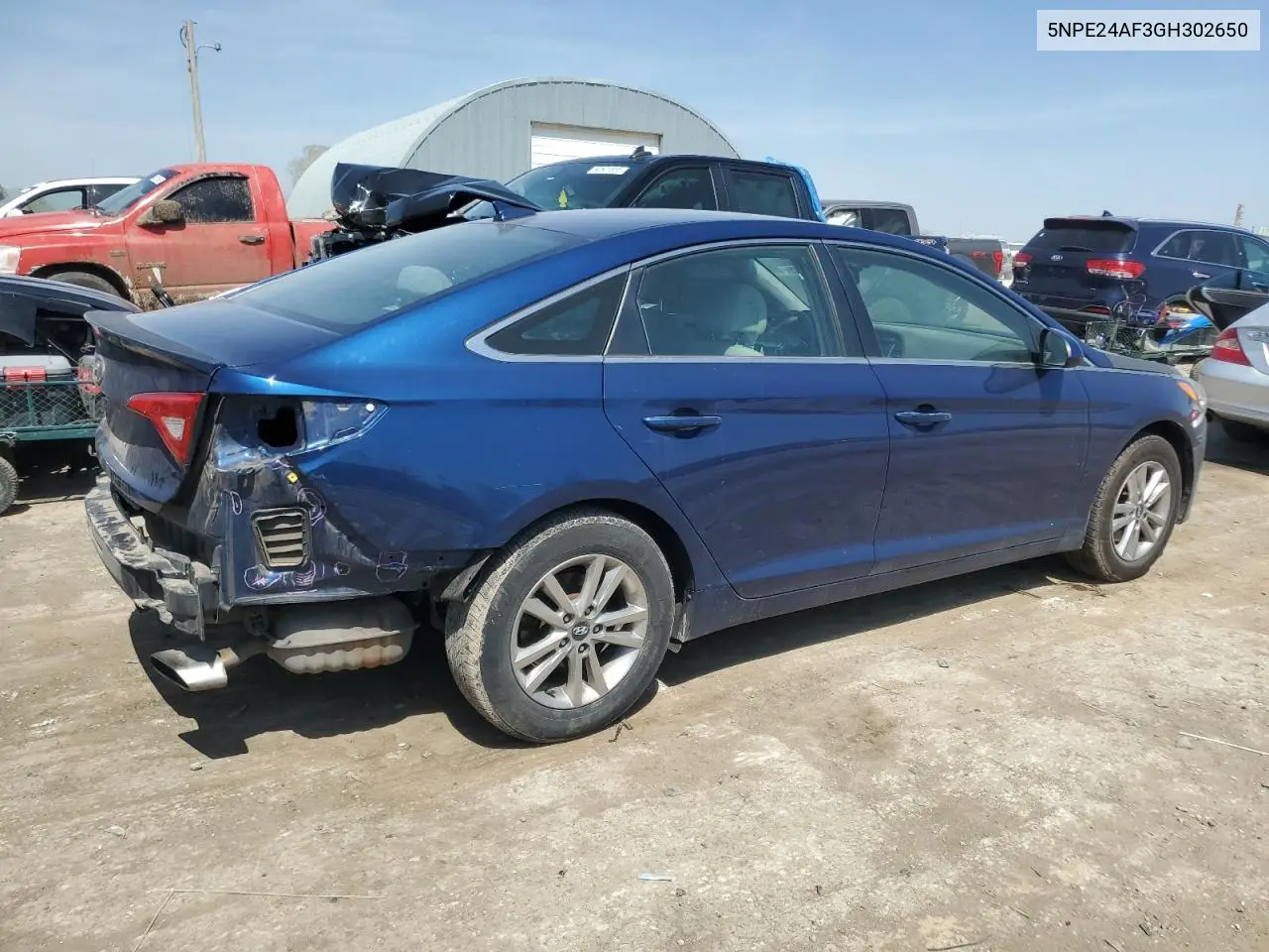 2016 Hyundai Sonata Se VIN: 5NPE24AF3GH302650 Lot: 52415195
