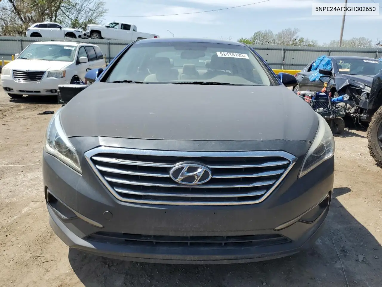 2016 Hyundai Sonata Se VIN: 5NPE24AF3GH302650 Lot: 52415195