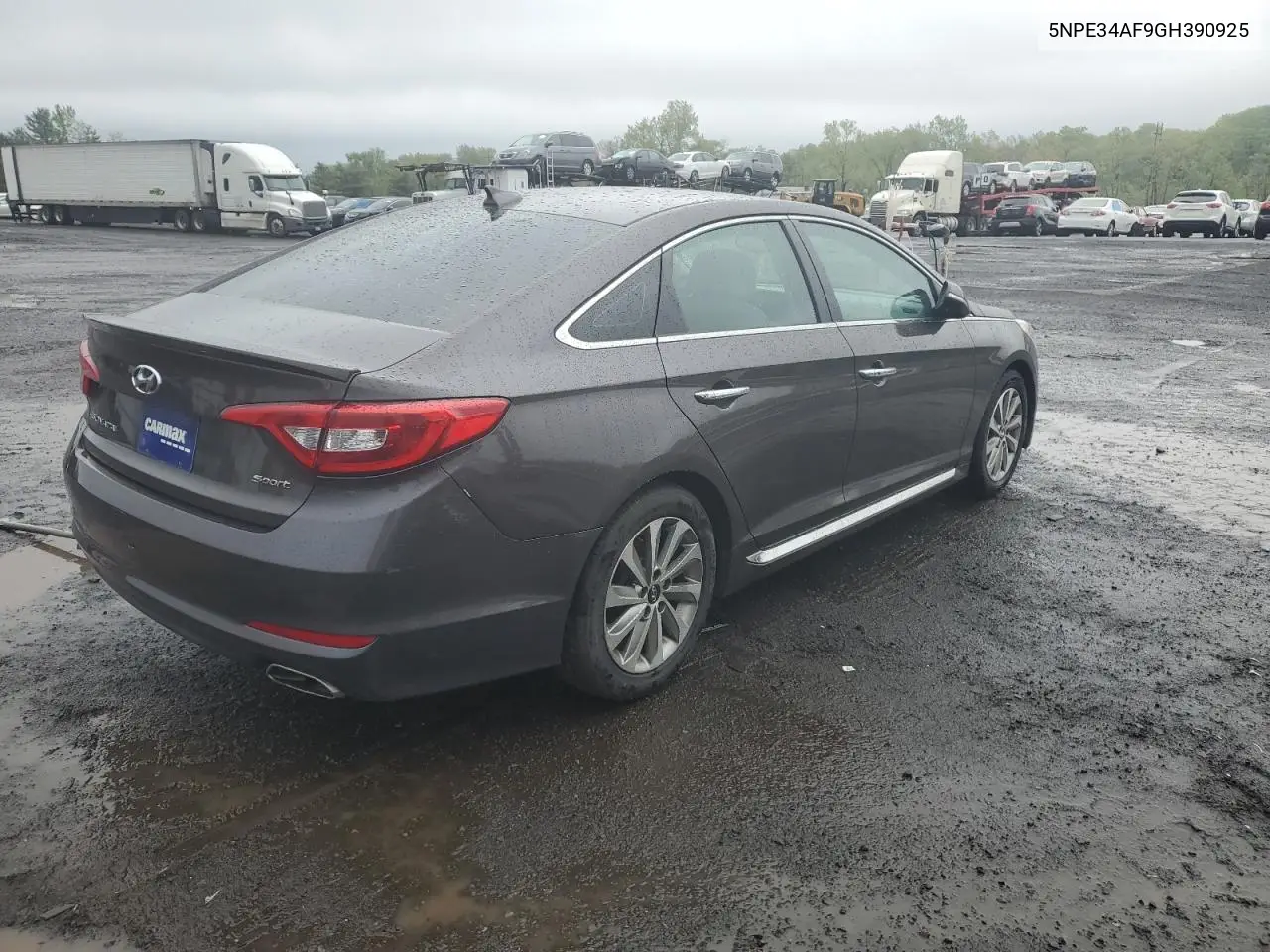 2016 Hyundai Sonata Sport VIN: 5NPE34AF9GH390925 Lot: 55819235