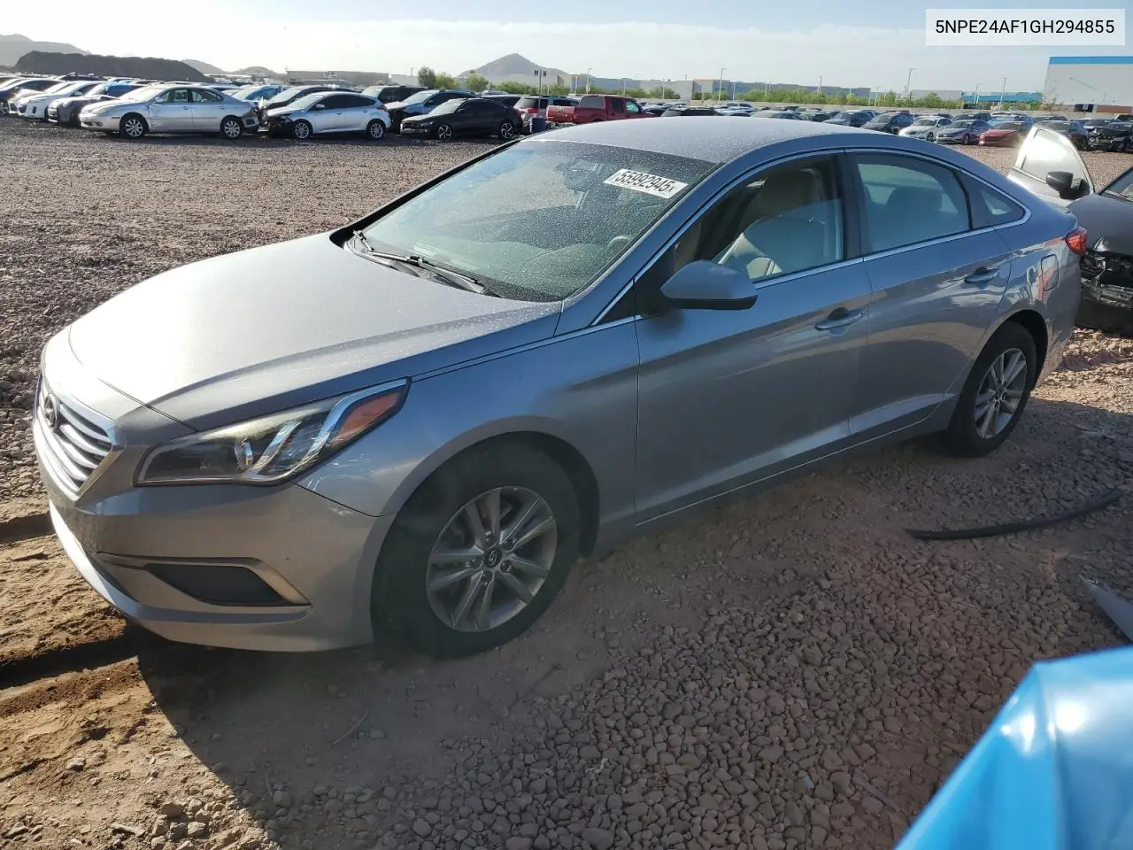 2016 Hyundai Sonata Se VIN: 5NPE24AF1GH294855 Lot: 55992945