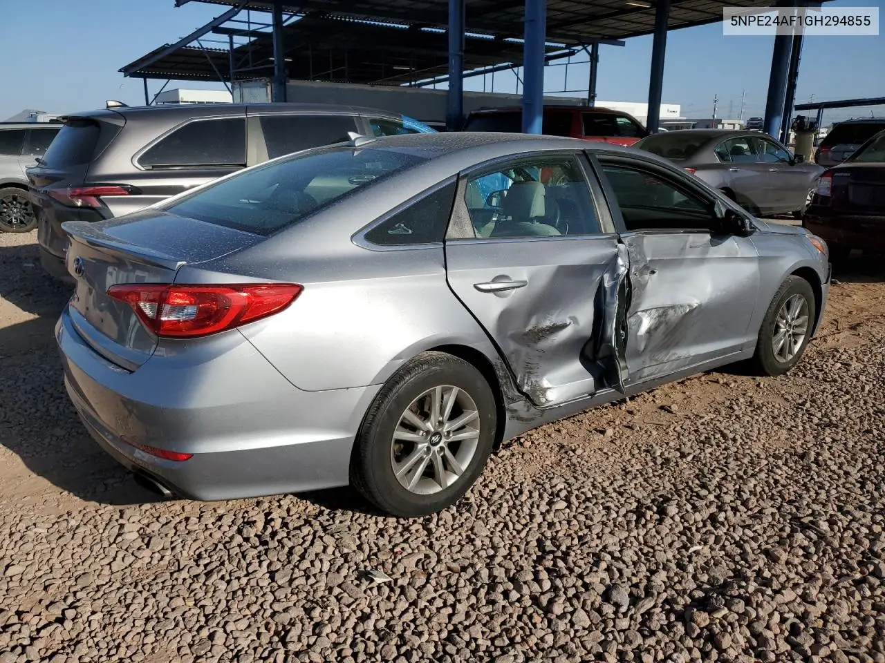 2016 Hyundai Sonata Se VIN: 5NPE24AF1GH294855 Lot: 55992945