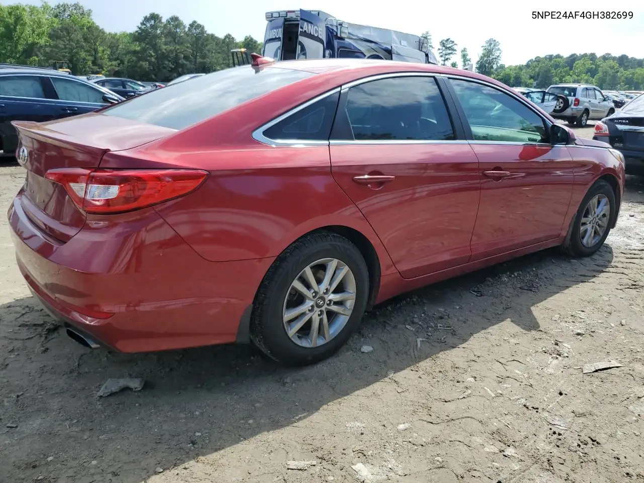2016 Hyundai Sonata Se VIN: 5NPE24AF4GH382699 Lot: 56337025