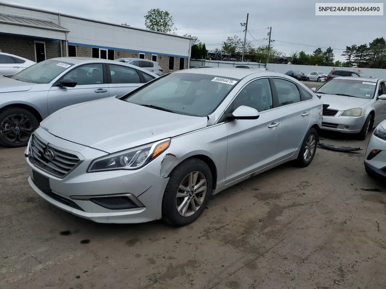 2016 Hyundai Sonata Se VIN: 5NPE24AF8GH366490 Lot: 56884475