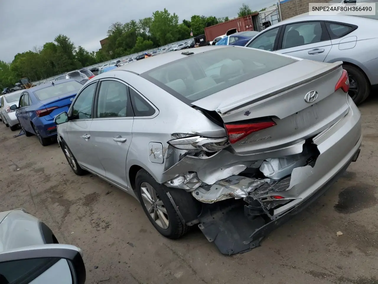 2016 Hyundai Sonata Se VIN: 5NPE24AF8GH366490 Lot: 56884475